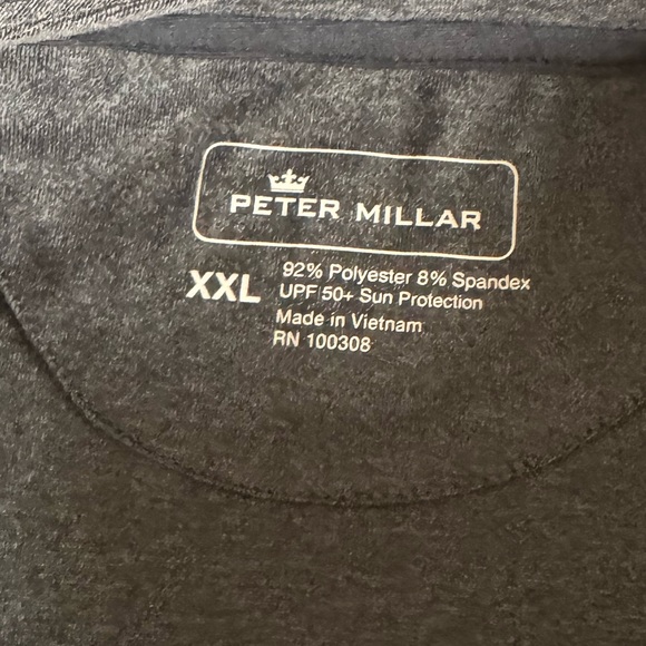 NWT Women’s Peter Millar Perth Mélange Raglan-Sleeve Performance Quarter-Zip XXL - Picture 9 of 13